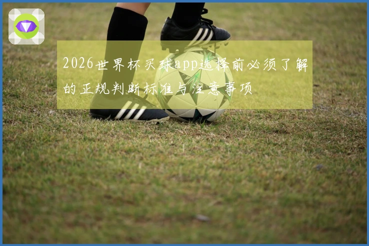 2026世界杯买球app选择前必须了解的正规判断标准与注意事项