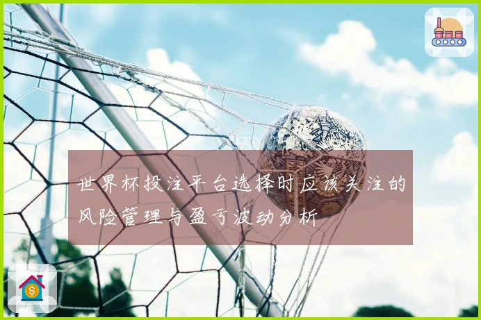 世界杯投注平台选择时应该关注的风险管理与盈亏波动分析
