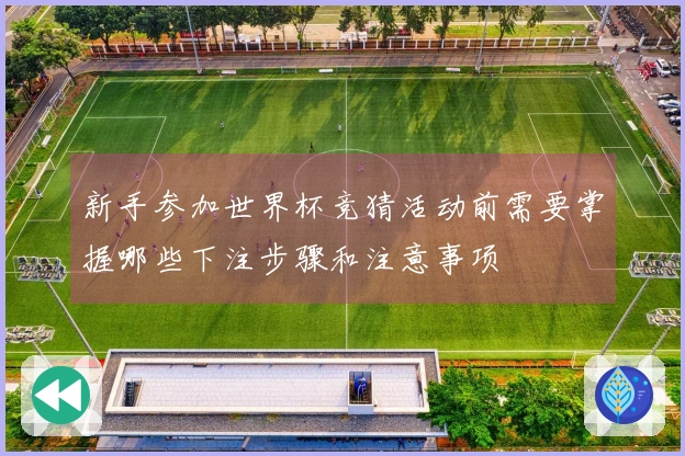 新手参加世界杯竞猜活动前需要掌握哪些下注步骤和注意事项