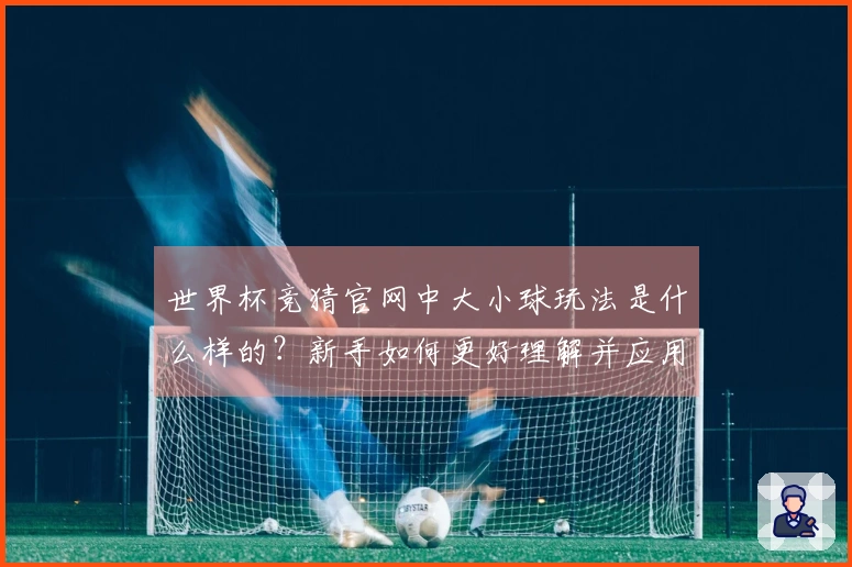世界杯竞猜官网中大小球玩法是什么样的？新手如何更好理解并应用？